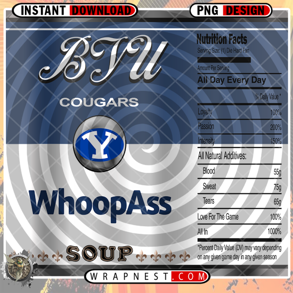 BYU WHOOPASS WRAP