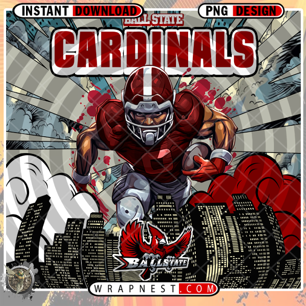 BALL STATE COMIC BOOK STYLE WRAP