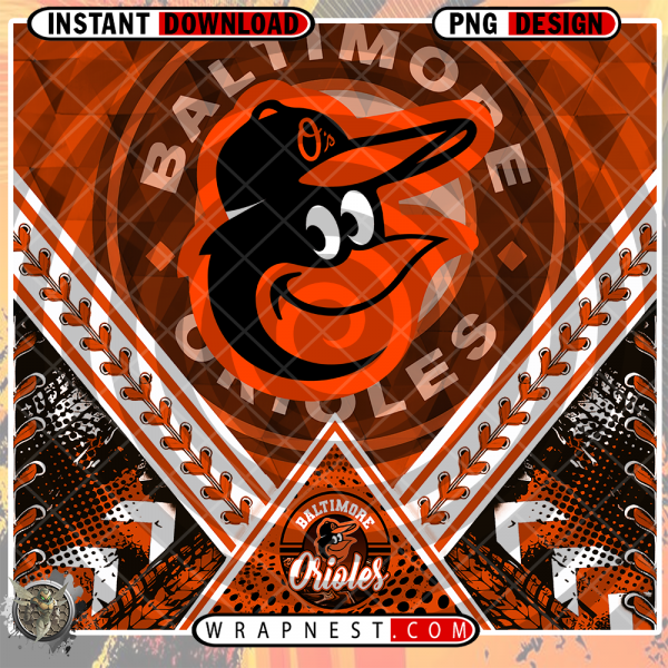 ORIOLES DIAMOND WRAP