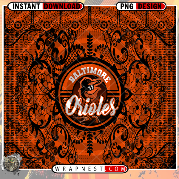 ORIOLES LACE & LOGO WRAP