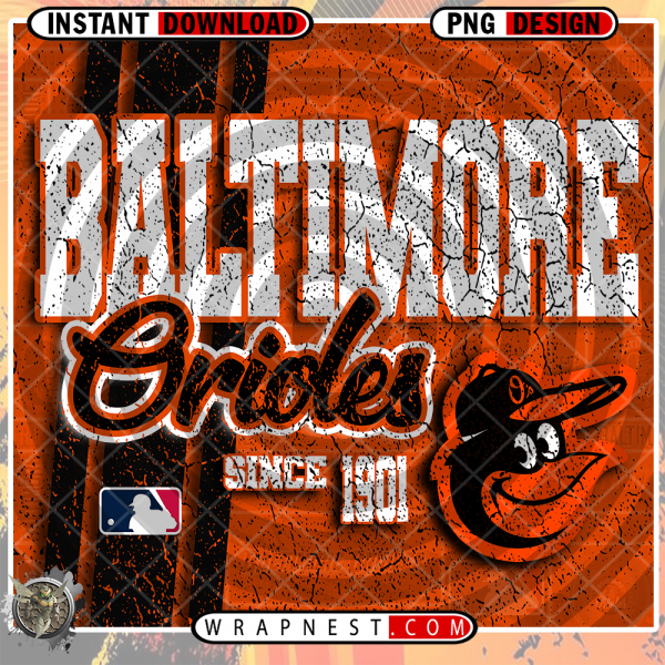 ORIOLES GRUNGE v2 WRAP