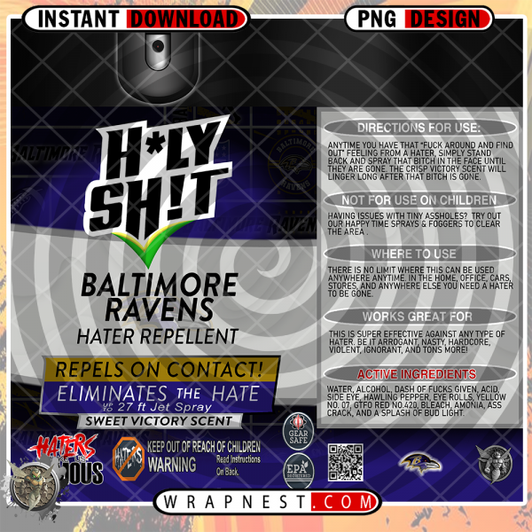 RAVENS HOLY SHIT WRAP
