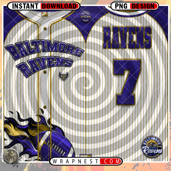 RAVENS TEAM BUTTON-UP WRAP