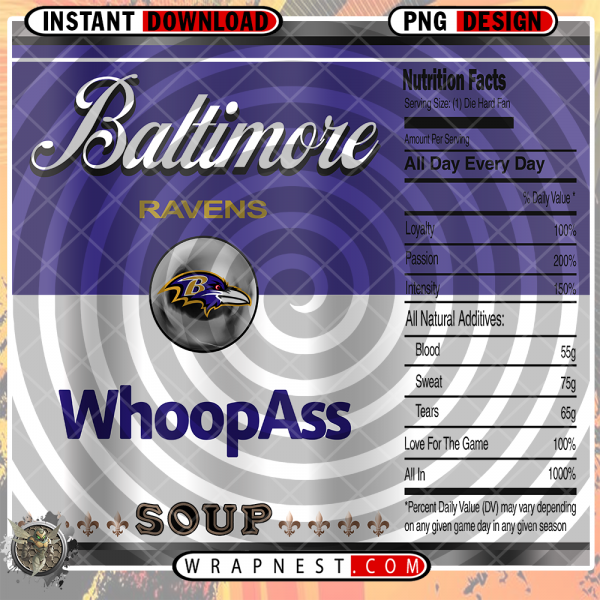 RAVENS WHOOPASS WRAP