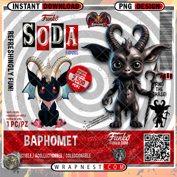 BAPHOMET FUNKO SODA WRAP