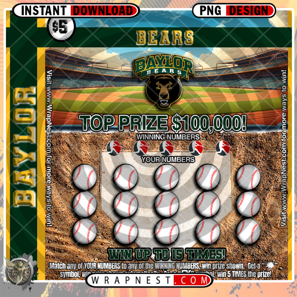 BAYLOR SCRATCH OFF WRAP