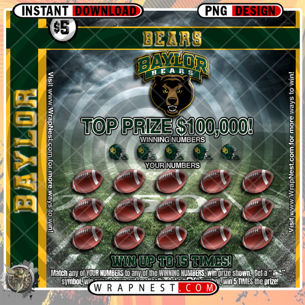 BAYLOR SCRATCH OFF WRAP