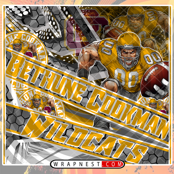 BETHUNE COOKMAN FATHEAD v2 WRAP