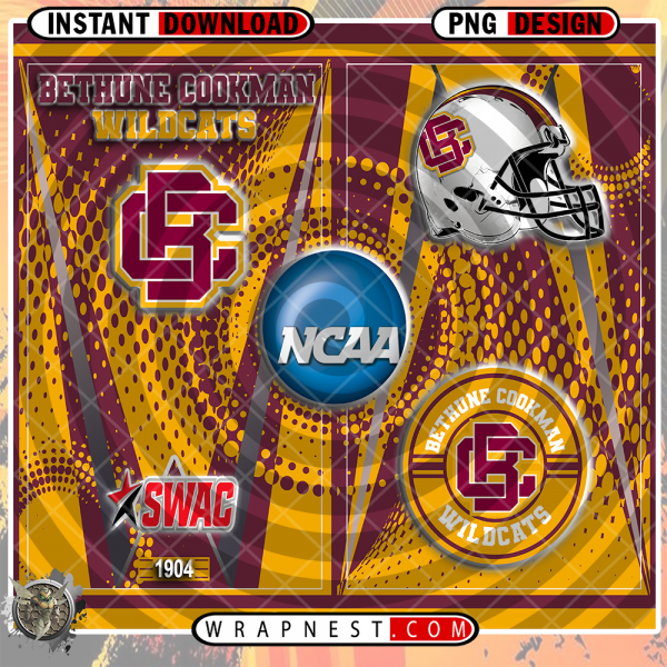 BETHUNE COOKMAN TEAM LOGO WRAP