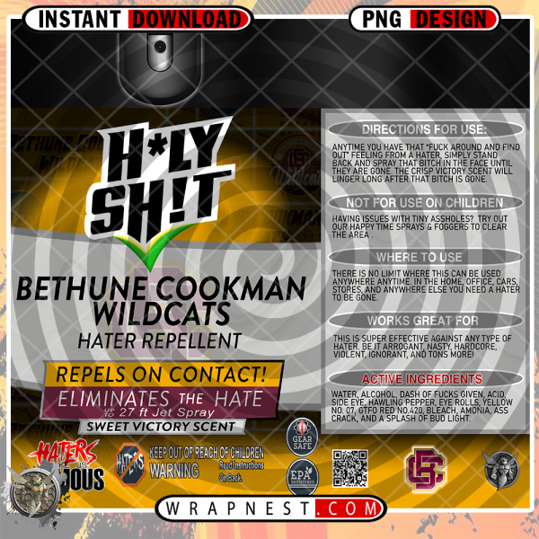 BETHUNE COOKMAN HOLY SH*T WRAP