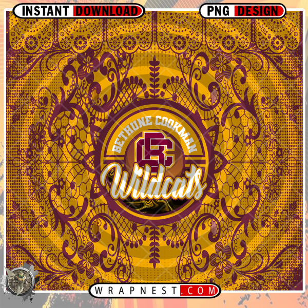 BETHUNE COOKMAN LACE & LOGO WRAP