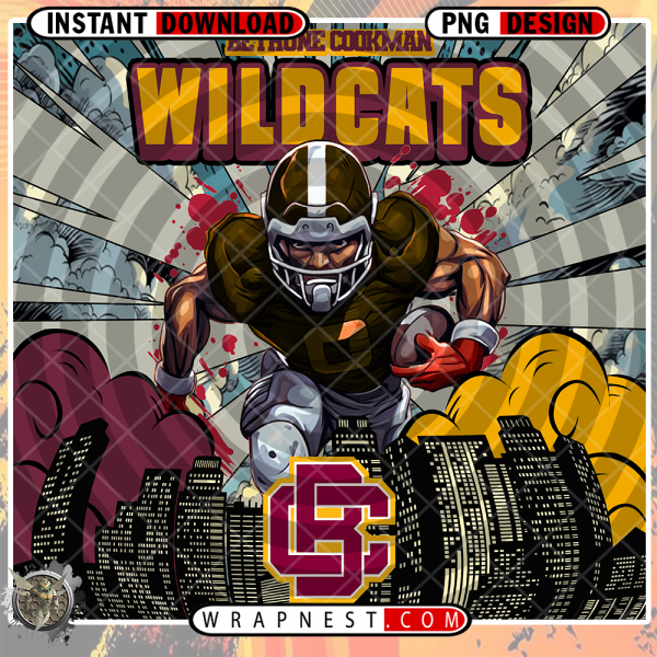 BETHUNE COOKMAN COMIC BOOK STYLE WRAP