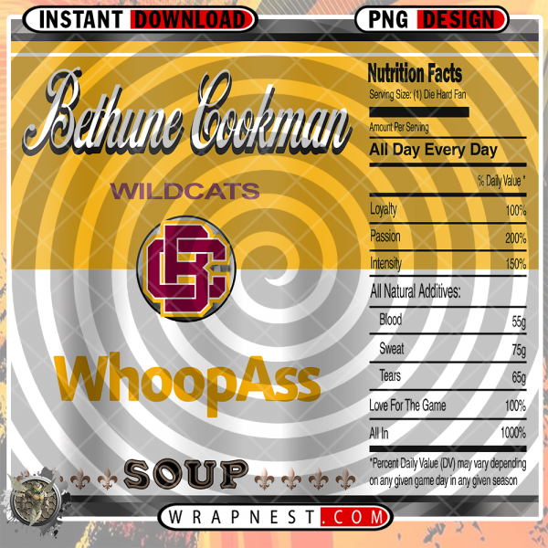 BETHUNE COOKMAN WHOOPASS WRAP
