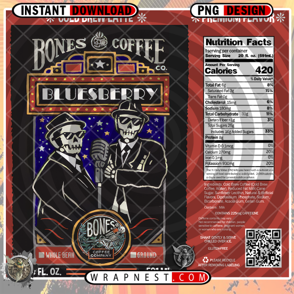 BLUESBERRY BONES COFFEE