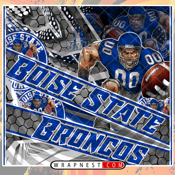 BOISE STATE FATHEAD v2 WRAP