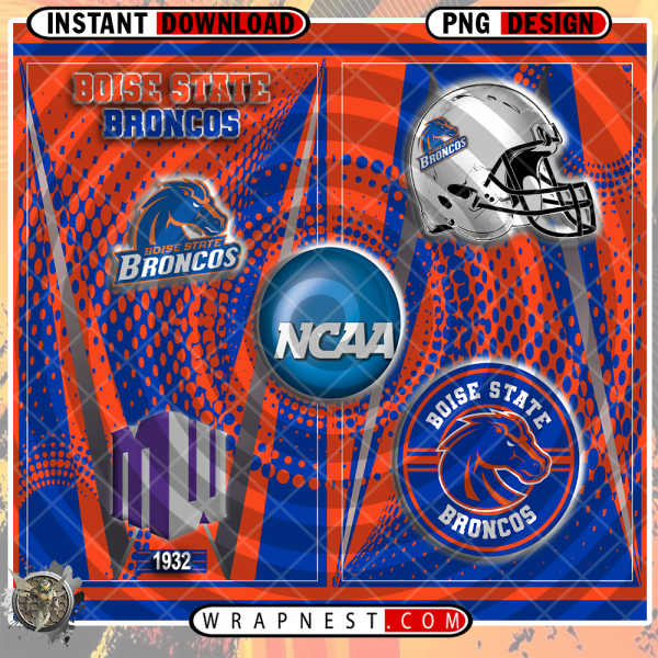 BOISE STATE TEAM LOGO WRAP