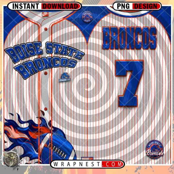 BOISE STATE TEAM BUTTON-UP WRAP