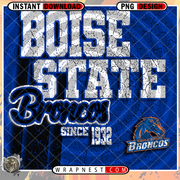 BOISE STATE GRUNGE v2