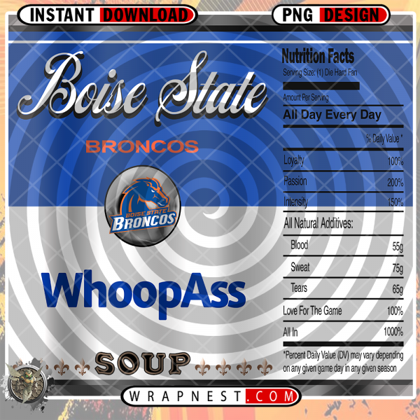 BOISE STATE WHOOPASS WRAP