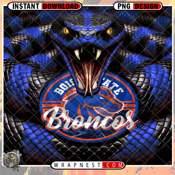 BOISE STATE SNAKE WRAP