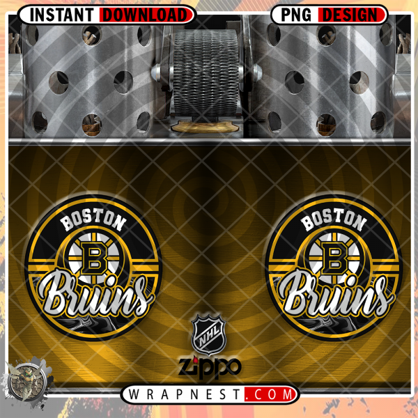 BRUINS ZIPPO WRAP