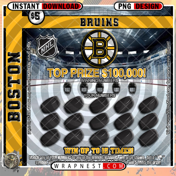 BRUINS SCRATCH OFF WRAP