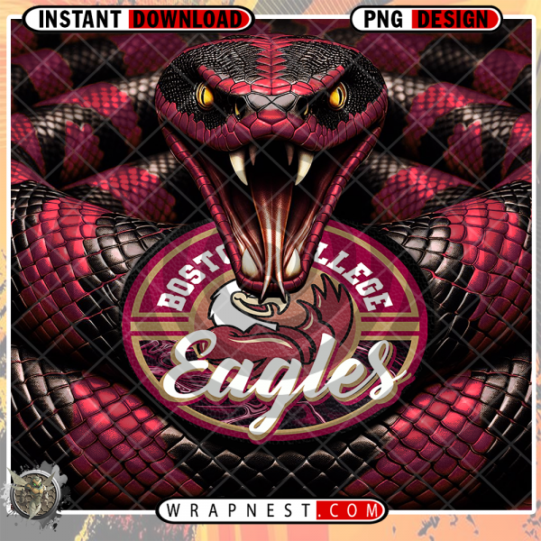 BOSTON COLLEGE SNAKE WRAP