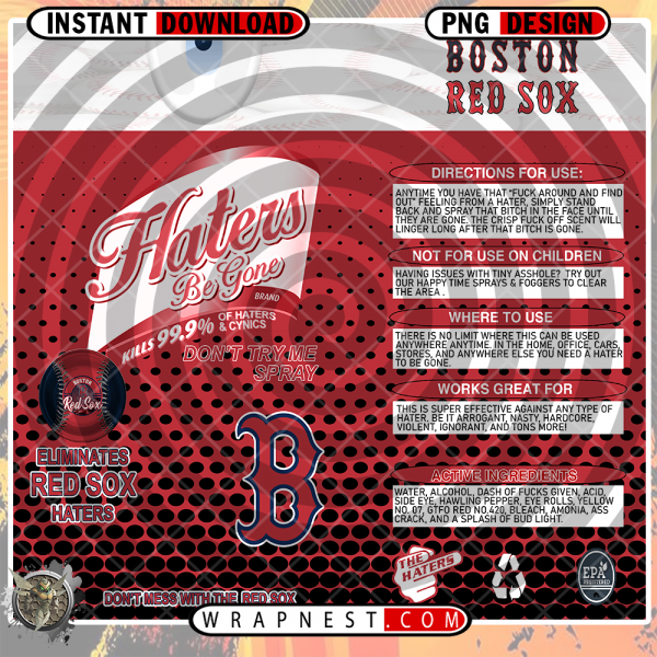 RED SOX HATERS BE GONE WRAP