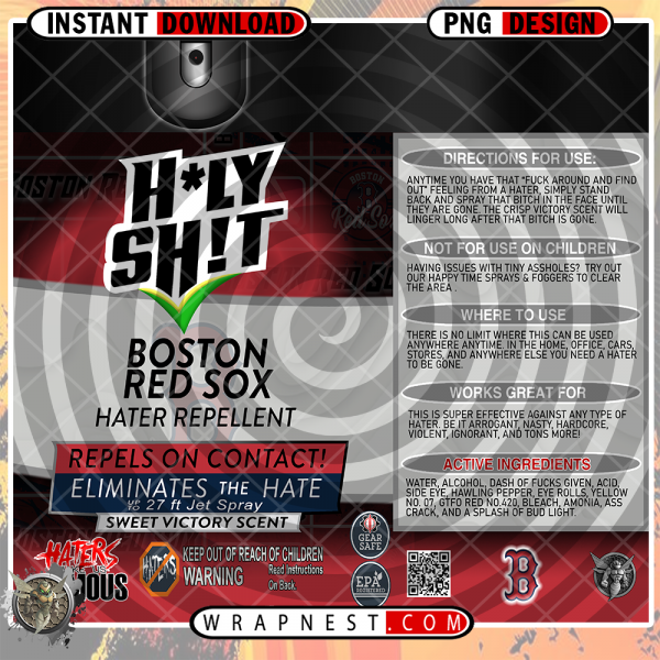 RED SOX HOLY SHIT WRAP