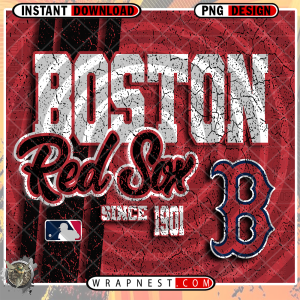 RED SOX GRUNGE v2 WRAP