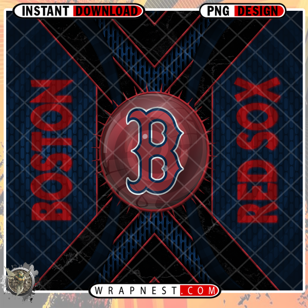 RED SOX METAL GRATING WRAP