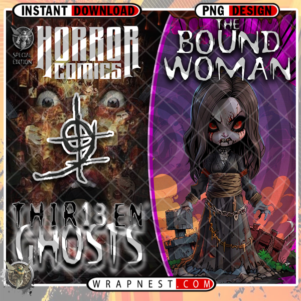 BOUND WOMAN COMIC WRAP