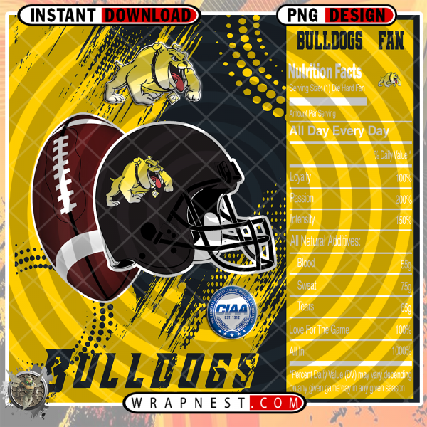 BOWIE STATE TEAM FAN SODA WRAP