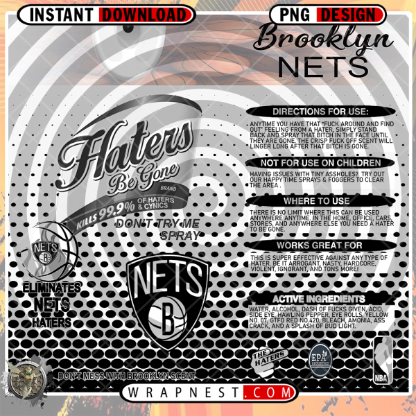 NETS HATERS BE GONE WRAP