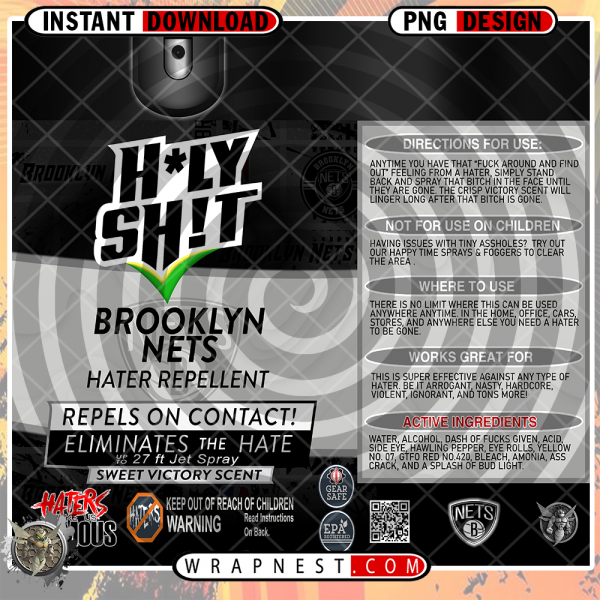 NETS HOLY SHIT WRAP