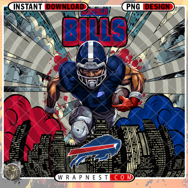 BILLS COMIC BOOK STYLE WRAP