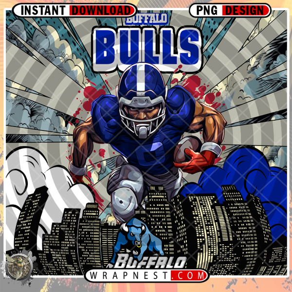 BUFFALO COMIC BOOK STYLE WRAP