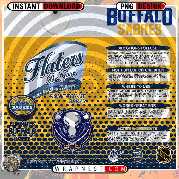 SABRES HATERS BE GONE WRAP