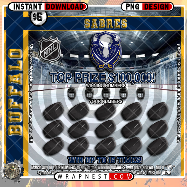 SABRES SCRATCH OFF WRAP