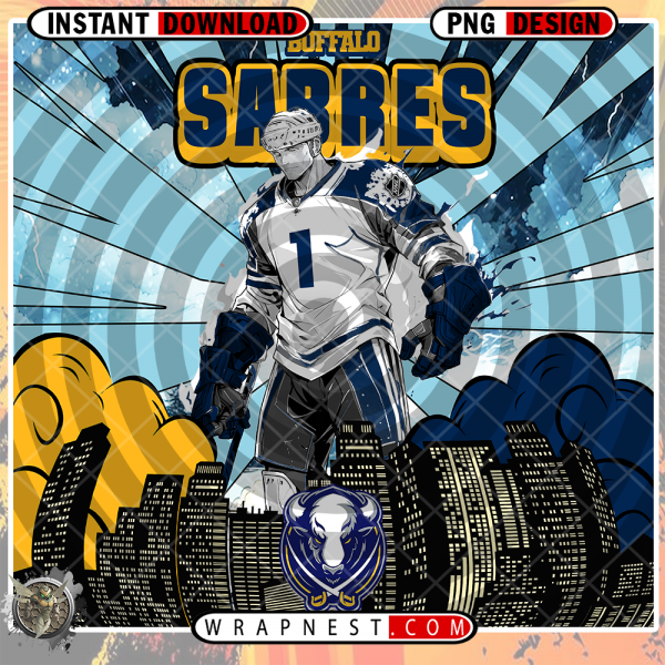 SABRES COMIC BOOK STYLE WRAP