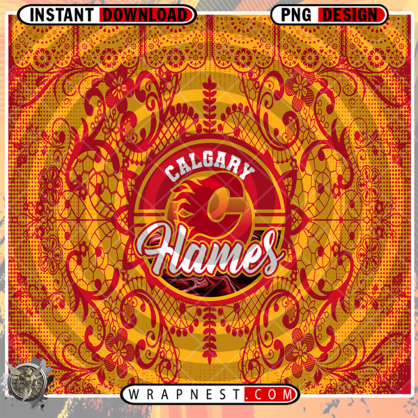 FLAMES LACE & LOGO WRAP