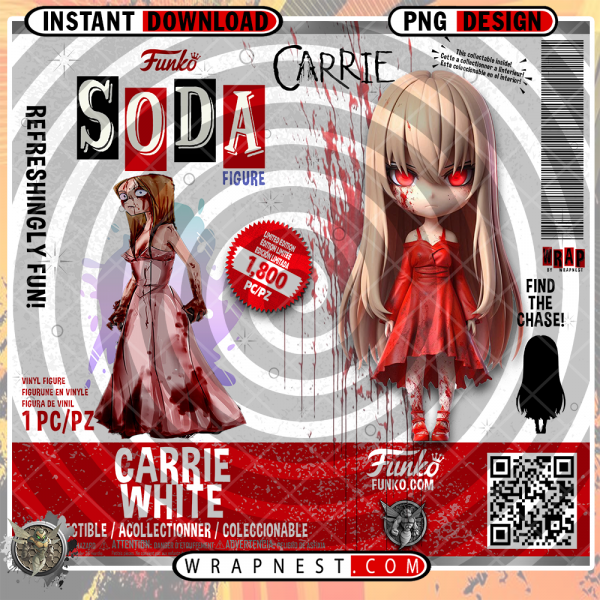 CARRIE WHITE FUNKO SODA WRAP
