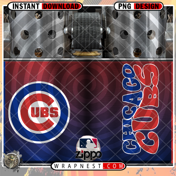 CUBS ZIPPO WRAP