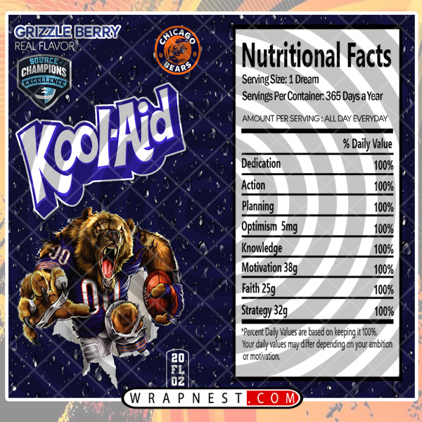 BEARS KOOL-AID WRAP