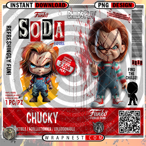 CHUCKY FUNKO SODA WRAP