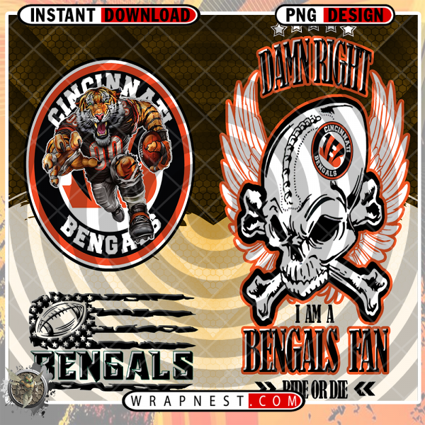 BENGALS SKULL WRAP