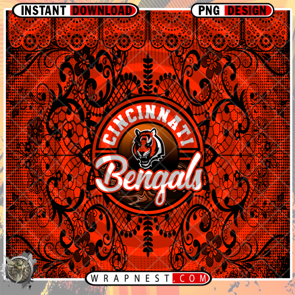 BENGALS LACE & LOGO WRAP