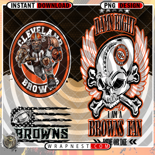 BROWNS SKULL WRAP