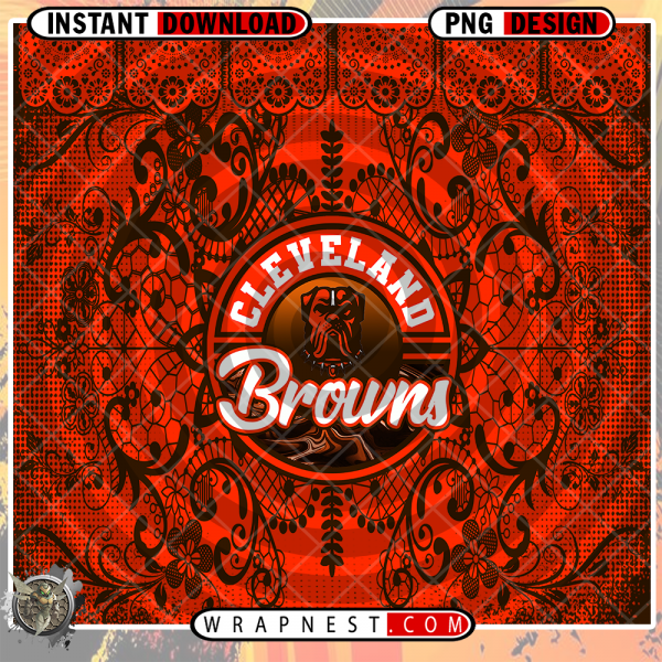 BROWNS LACE & LOGO WRAP