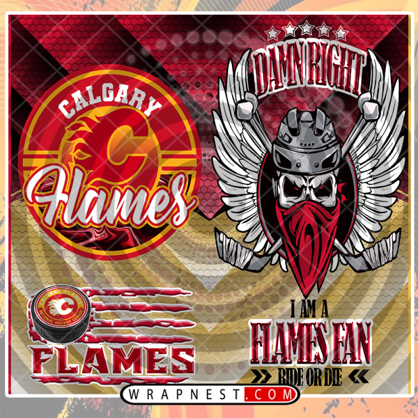 FLAMES SKULL WRAP